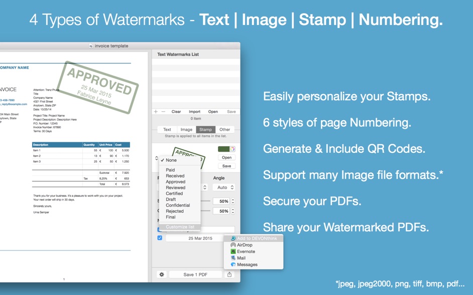 Pdf Watermark App Mac